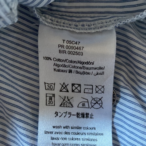 TIMBERLAND Infant Boys Button Up Shirt - size 6 months - Picture 7 of 7